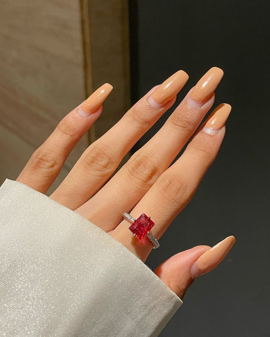Luxe Promise Ring- red