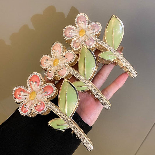 Premium Floral Hair Claws