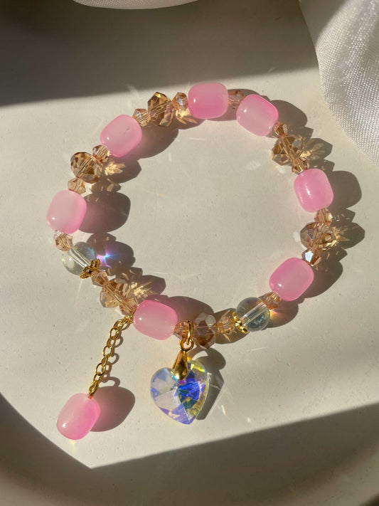 Heart of Passion Bracelet- pink