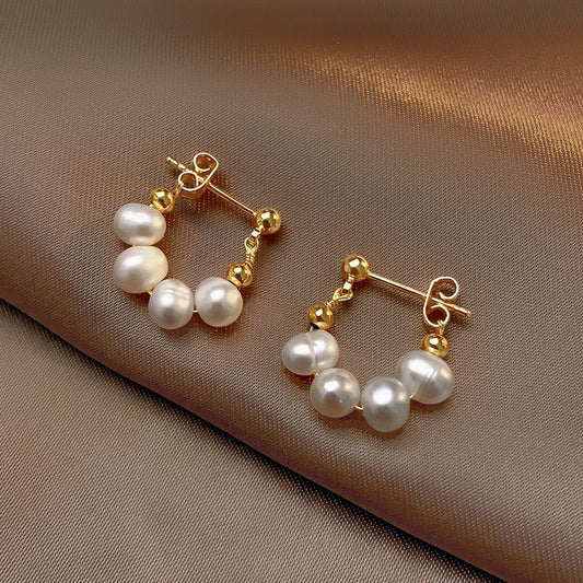 Pearl Wrap Earrings