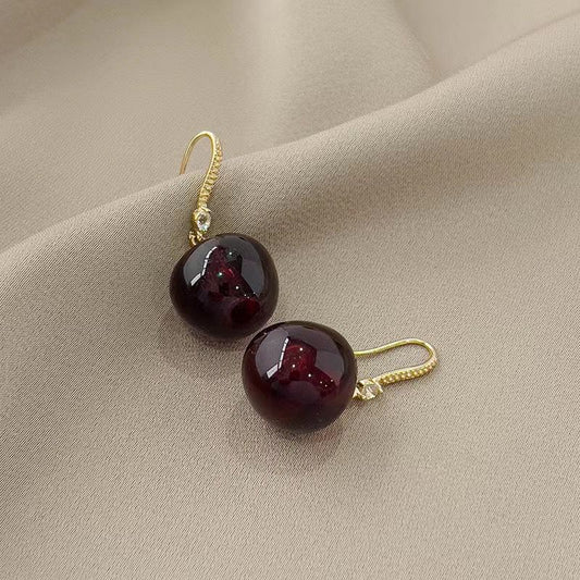 Cherry Drop Earrings