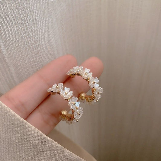 Dreamland Floral Hoop Earrings