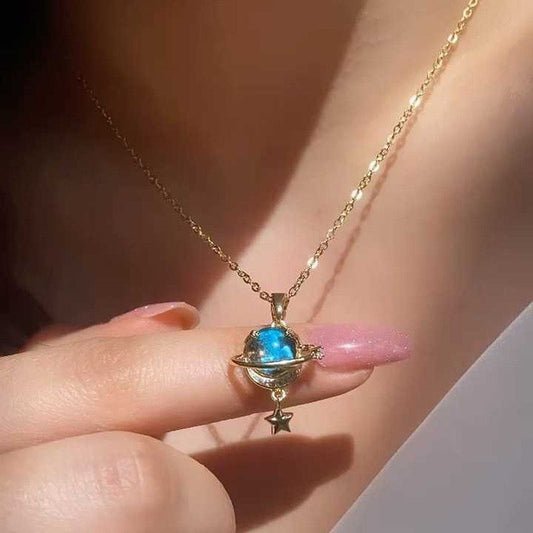 Mini Saturn Necklace