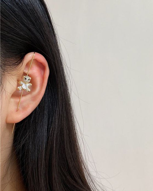 Teddy bear Earcuff