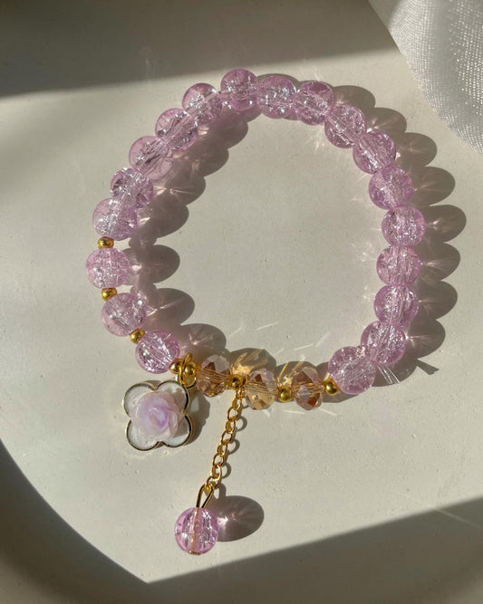 Rose Bracelet- purple