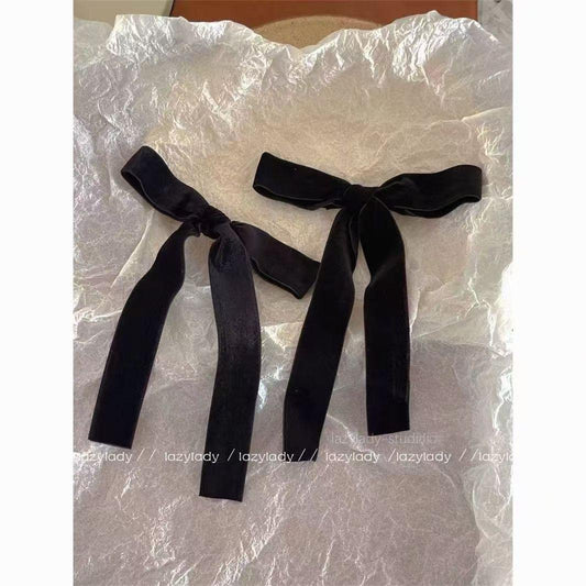 Velvet Lady Hairbow- black 1pc