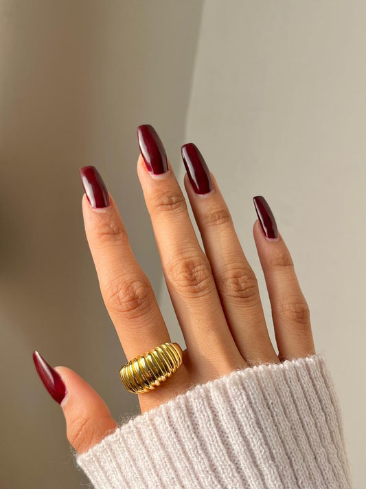 Croissant Statement Ring