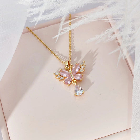 Twinklepuff Butterfly Necklace