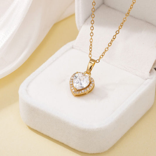 Eternal Twinkle Heart Necklace