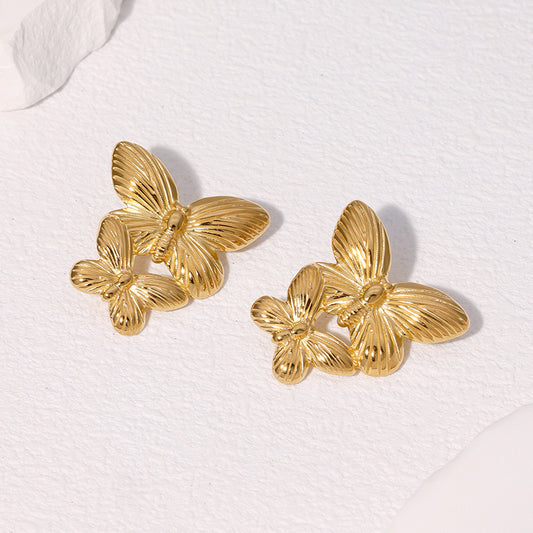 Double the Flutter Earrings
