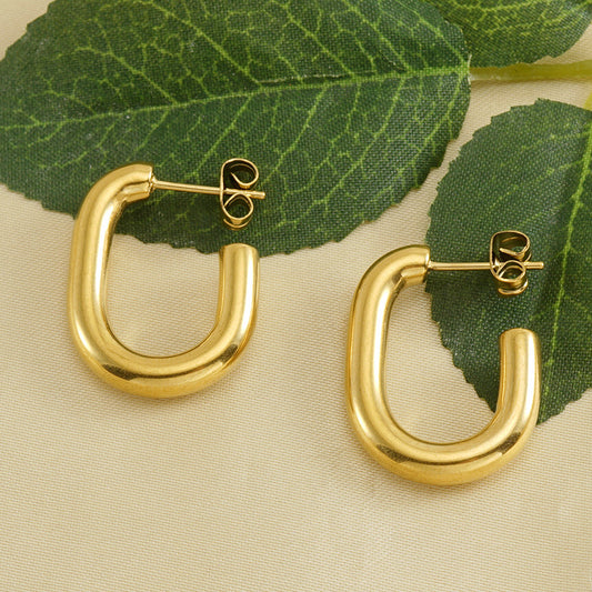 Classy Lady Gold Earrings