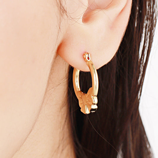 Bowtini Hoop Earrings