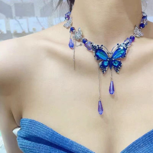 Fairy Dusted Butterfly Necklace