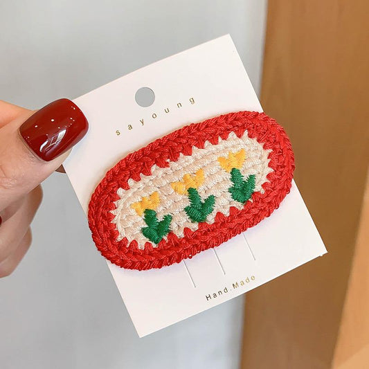 Dancing Dandelion Crochet Hair Clip