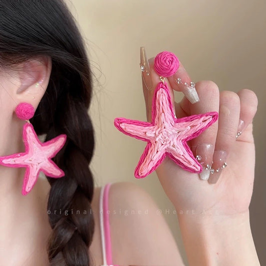 Starfish by Beach Earrings