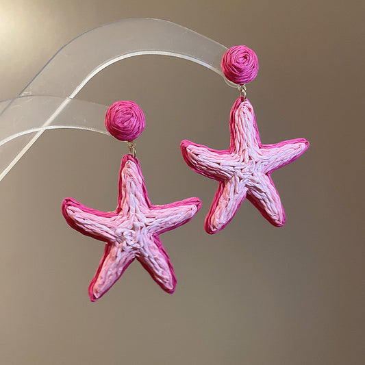 Starfish by Beach Earrings