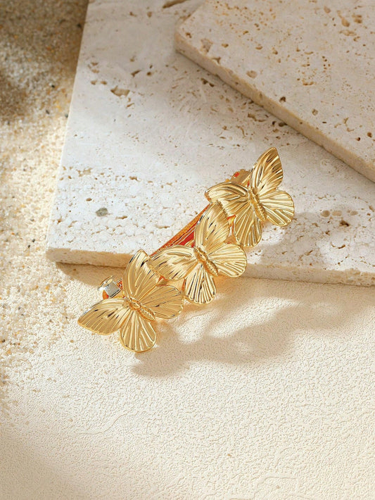 Golden Trio Hair Clip