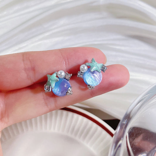 Underwater Pearl Earrings