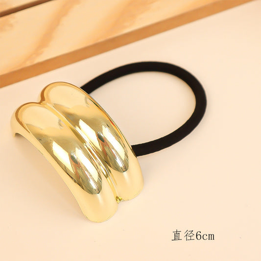 Arched Statement Metal Hair Tie