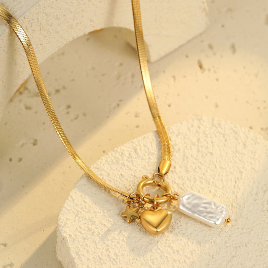 Charmed Trio Necklace (Removable Charms)