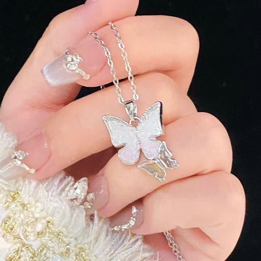 Snow White Flutter Necklace