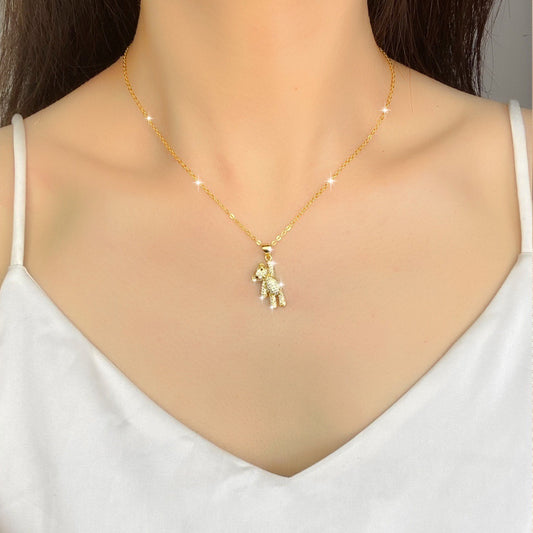 Twinkle Baby Bear Necklace
