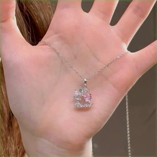 Pink Poetess Pinteresty Necklace