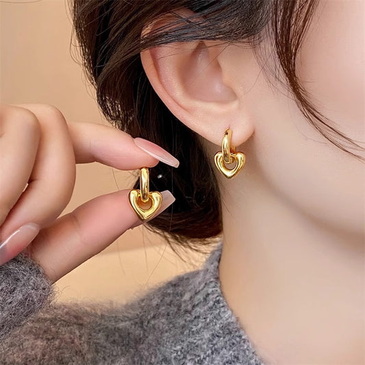 Heart Detachable Earrings