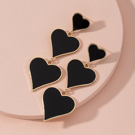 Black Love Earrings