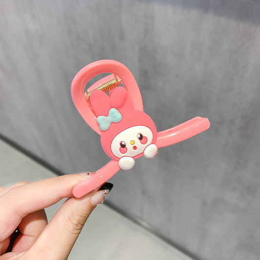 Peachy Doodle Cute Hair Claw