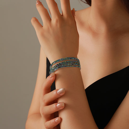 Shimmers of Blue Bracelet Set