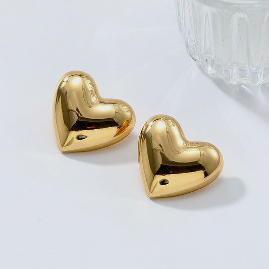 Cheesy Love! Heart Earrings