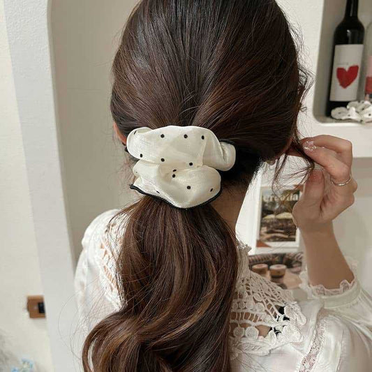 Posie Polka Scrunchie