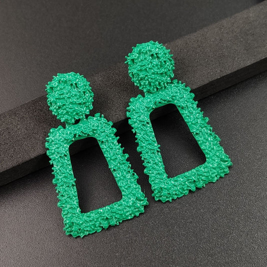 Mossy textured Earrings