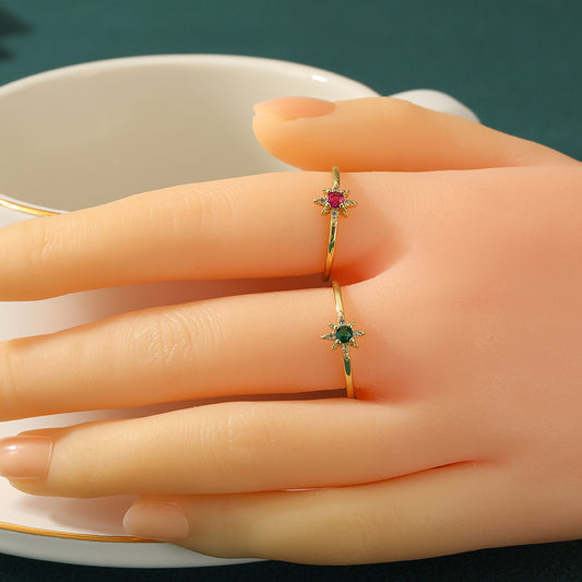 Twinkle-Twinkle Green Ring