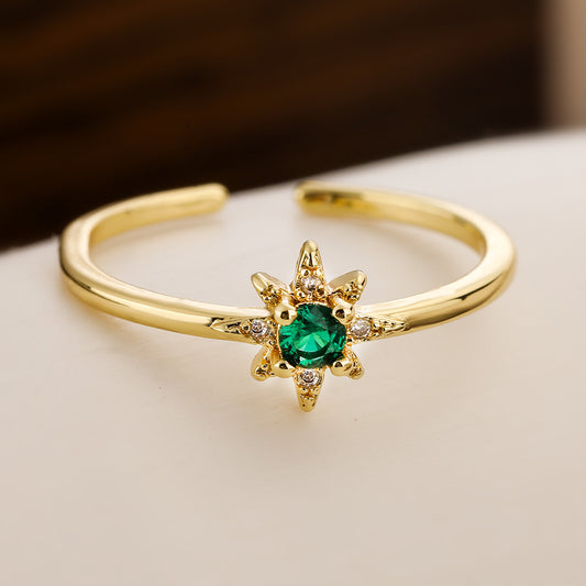 Twinkle-Twinkle Green Ring