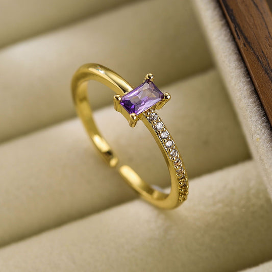Amethyst Soft Glam Ring