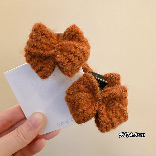 Cozy Chestnut Bow Clutcher(pack of 1)
