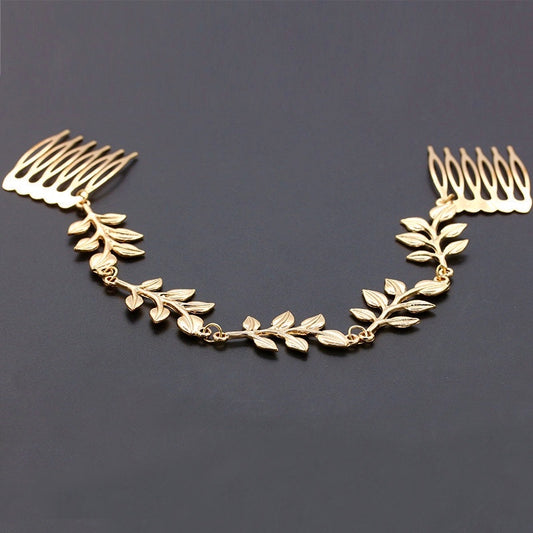 Draped veil Hair Chain