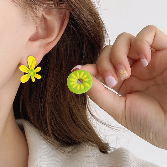 Splash of Spring Mismatched Earrings