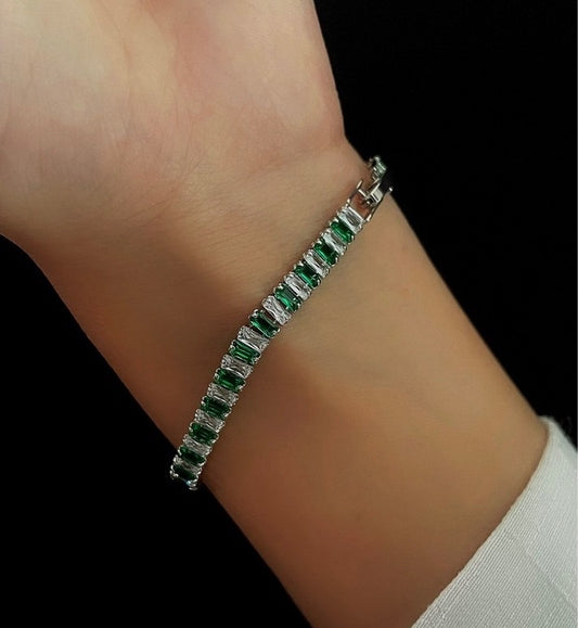 Regal Glint Rhinestone Bracelet