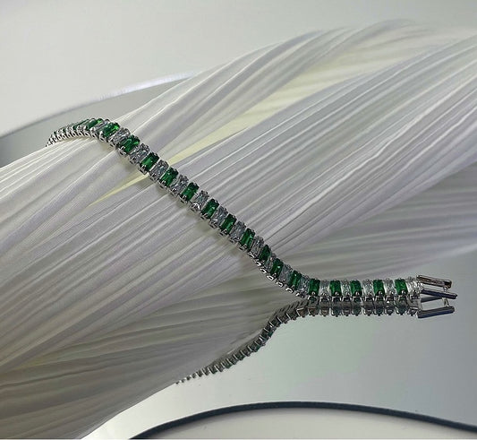 Regal Glint Rhinestone Bracelet