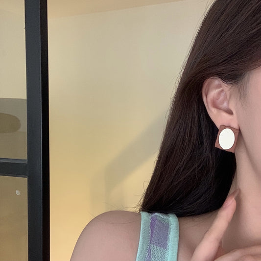 Choco Latte Mismatched Earrings