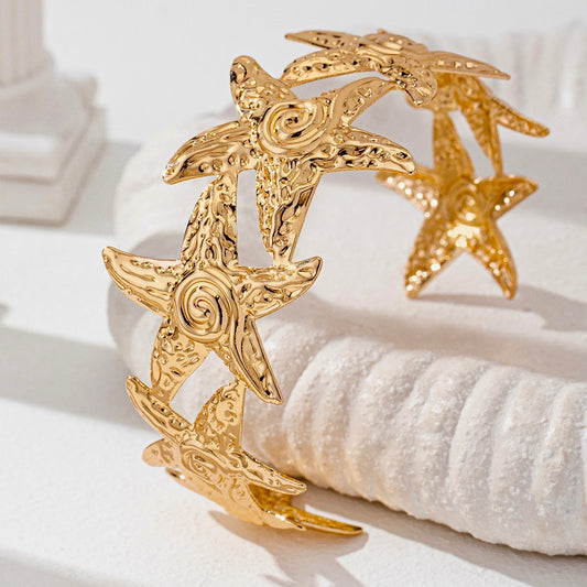 Marina Glint Star Fish Bracelet