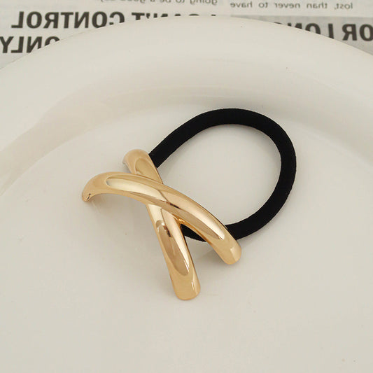 Twisted Statement Metal Hair Tie