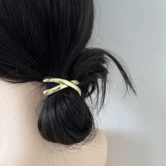 Twisted Statement Metal Hair Tie