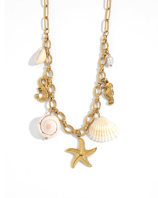 Nerissa Shell Necklace (Made with real shells)