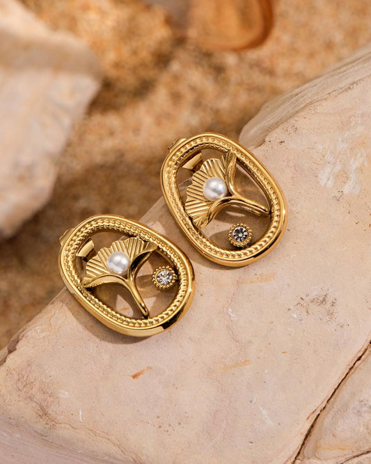 Tahiti-Island Pearl Earrings