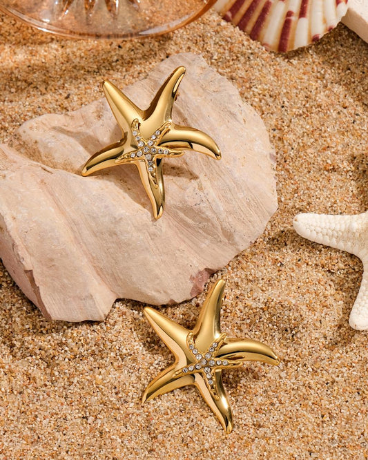 Echos of Starfish! Earrings