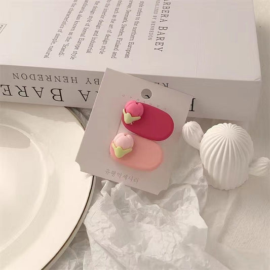 Scoop of Pink! Hair Pins ( Pack of 2)